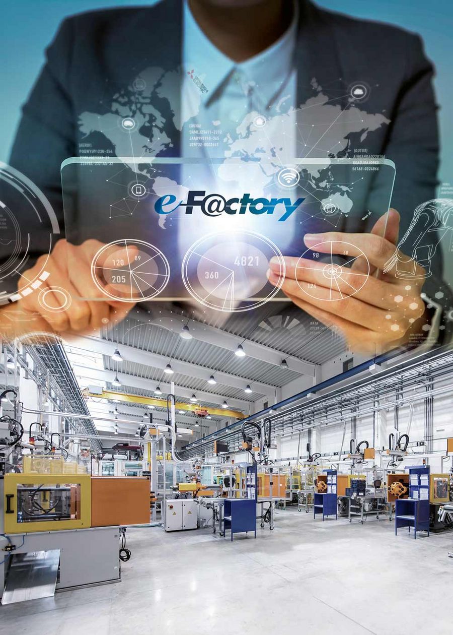 Das e-F@ctory Konzept hilft bei der Umsetzung von Industrie 4.0 und der Smart Factory