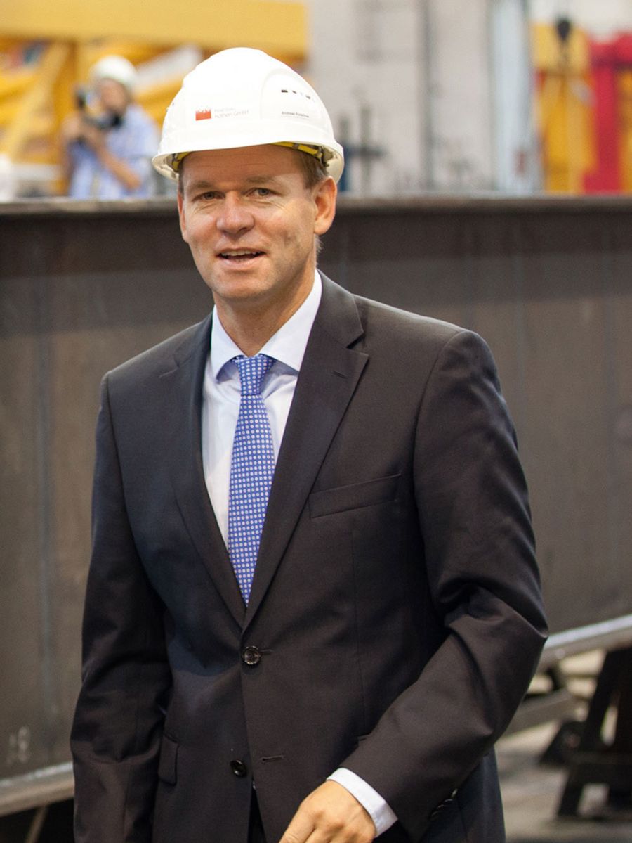 Andreas Klatschow, Geschäftsführer der Kranbau Köthen GmbH