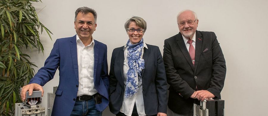 Das ABH Geschäftsführer-Trio: Hüseyin Han, Britta Faber und Manfred Pinkowski