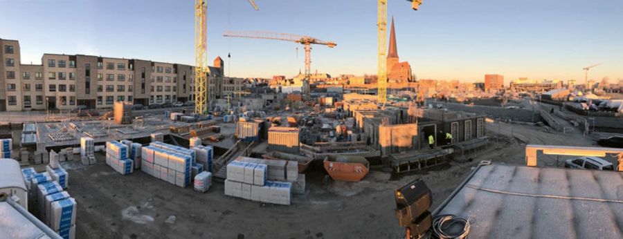 Warnemünder Bau Baustelle