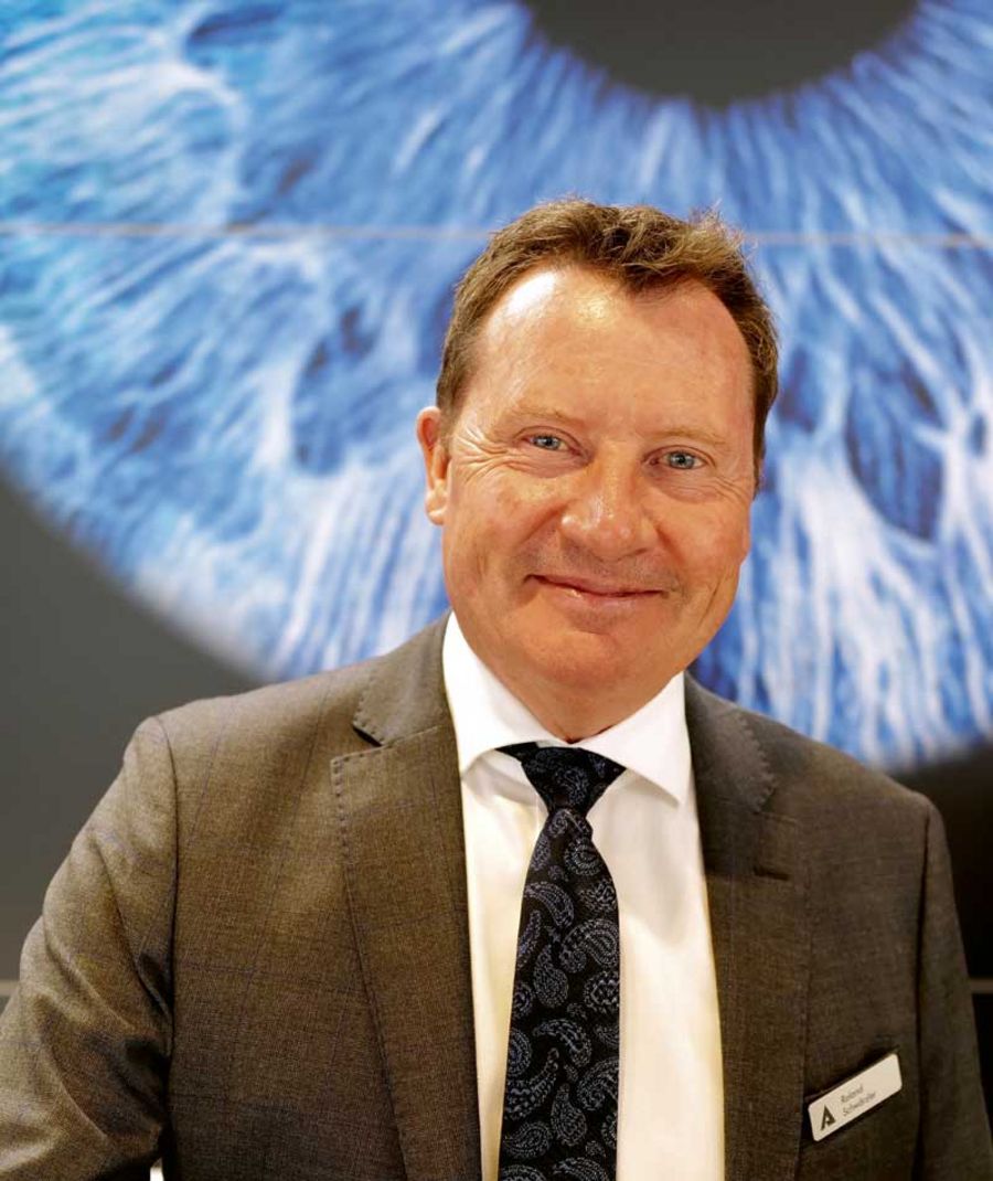 Roland Schwärzler, Geschäftsführer der André Augen-Medizinprodukte AG und der Schwester Oertli Deutschland Vertriebs GmbH