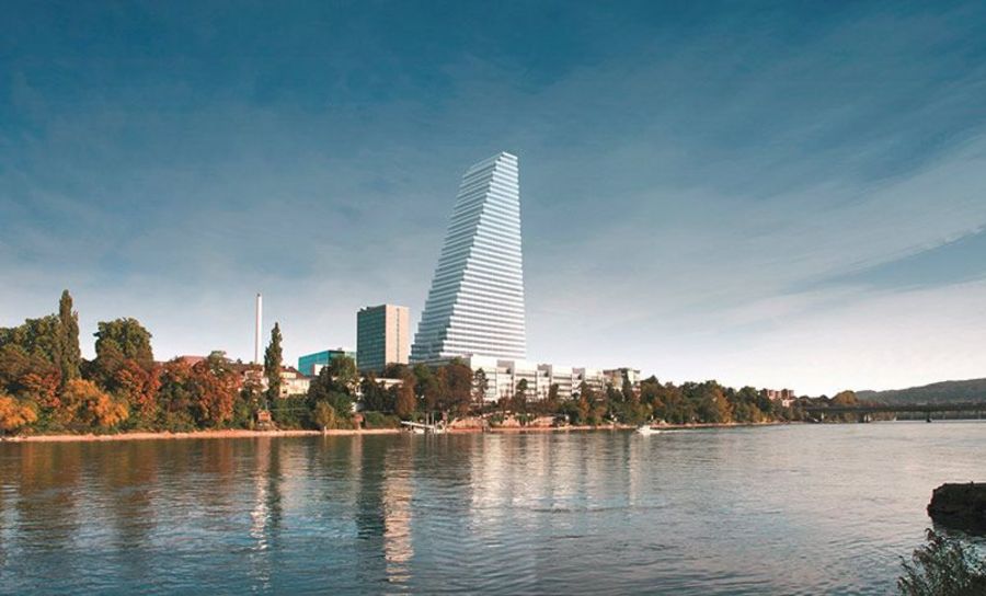 Das Forschungs- und Entwicklungszentrum Roche in Basel
