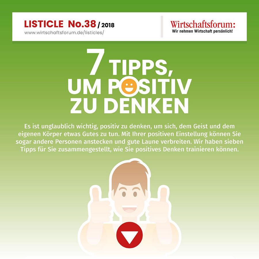 7 Tipps, um positiv zu denken