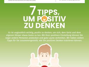7 Tipps, um positiv zu denken