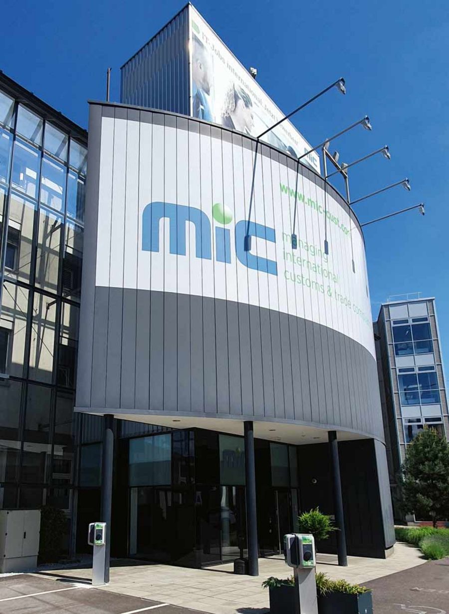 MIC Firmenzentrale in der Hafenstraße in Linz