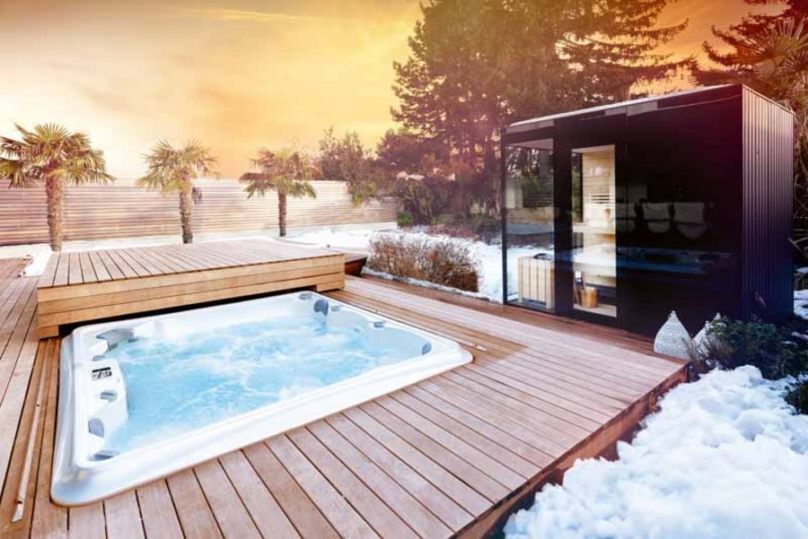 Beta Wellness Amadé Sauna mit Whirlpool