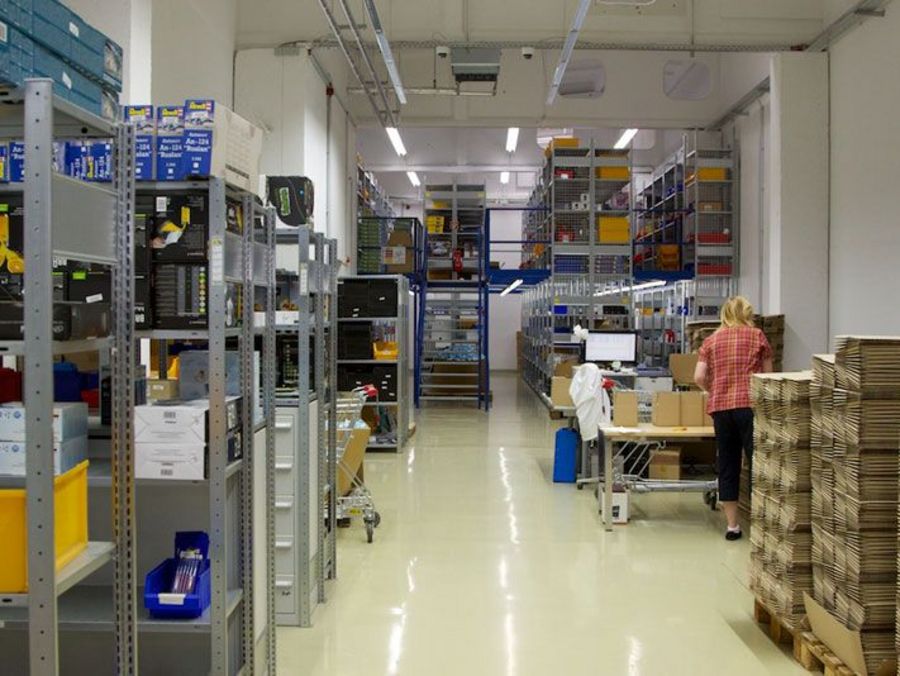 Lager und Verpackung der getgoods.de-Artikel