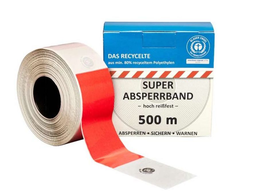 KELMAPLAST Absperrband mit Blauem Engel