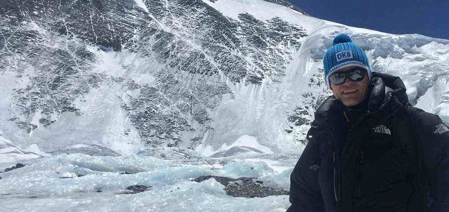 Dr. Patrick Wilden am Mount Everest