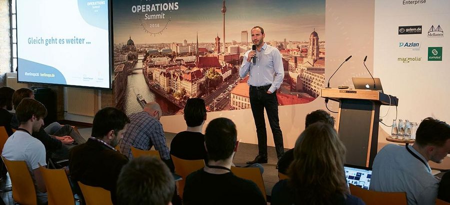 Marc Korthaus beim Berlin-Ops-Summit