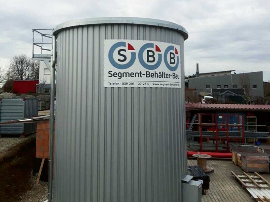 Segment-Behälter-Bau Löschwasserbehälter