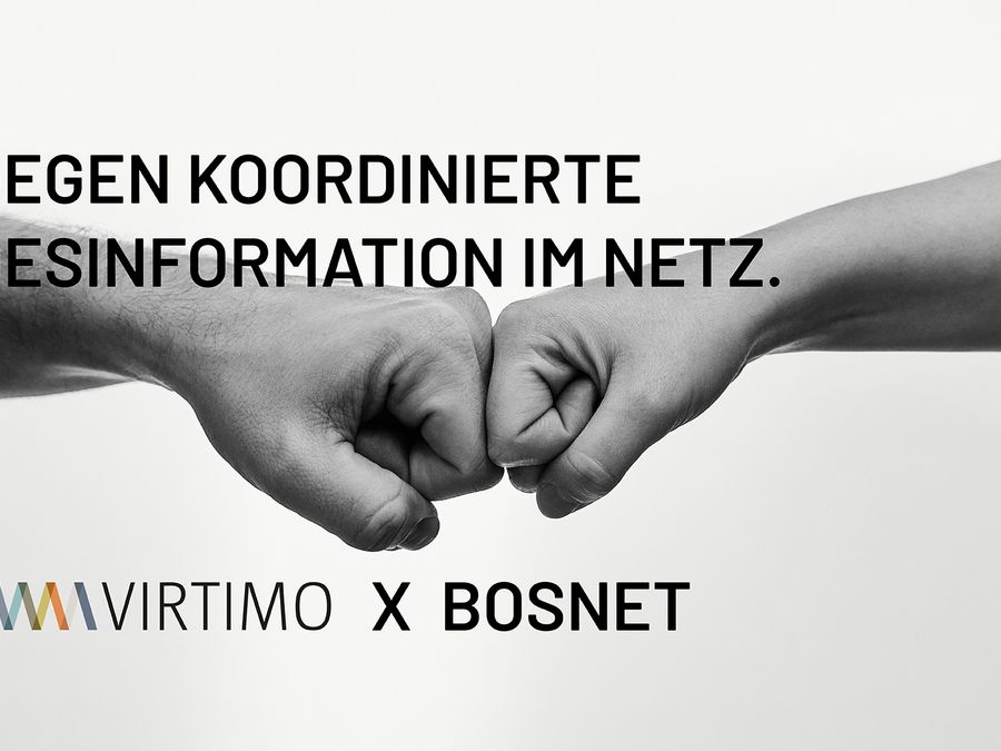 Gemeinsam gegen Desinformation: Virtimo AG und Projektpartner starten das Forschungsprojekt BOSNET