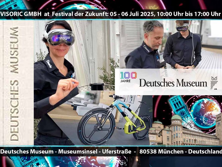 Visoric zeigt XR-Industrieanwendung beim Festival der Zukunft im Deutschen Museum