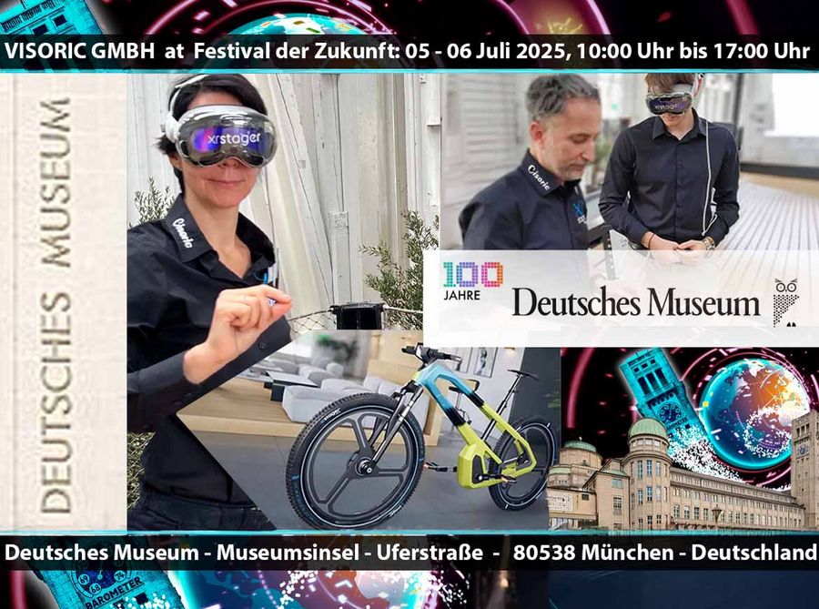 Visoric zeigt XR-Industrieanwendung beim Festival der Zukunft im Deutschen Museum Visoric zeigt XR-Industrieanwendung beim Festival der Zukunft im Deutschen Museum