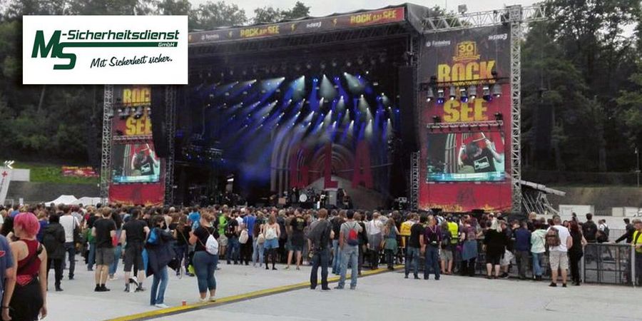 Auch beim Musikfestival Rock am See in Freiburg sorgte das Unternehmen für die nötige Sicherheit