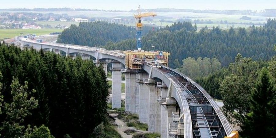 Kompetenz im Brückenbau Gauchachtalbrücke