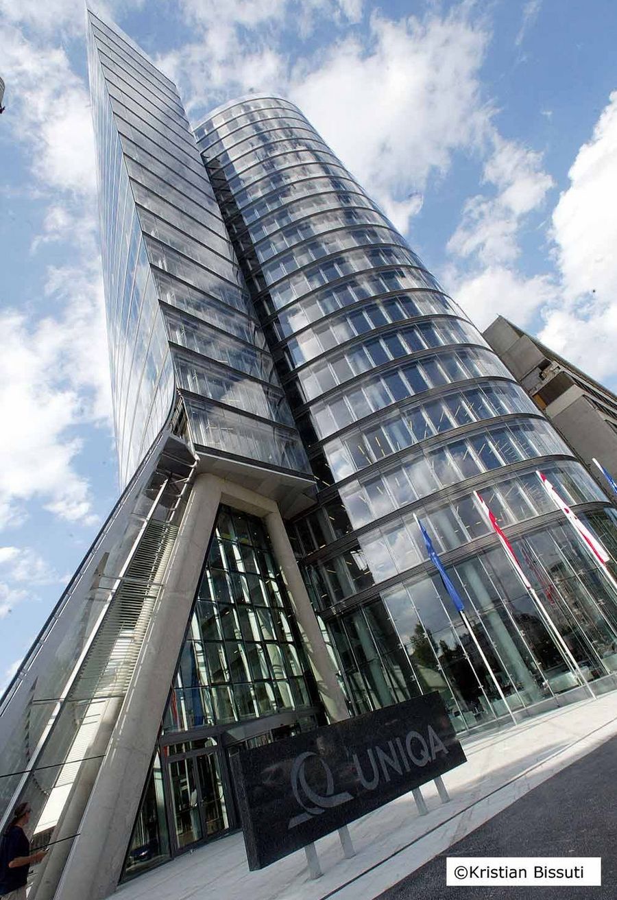 Das Projekt Uniqa Tower von Hofstätter mit seinen 21 Etagen hat ein GreenBuilding-Zertifikat.