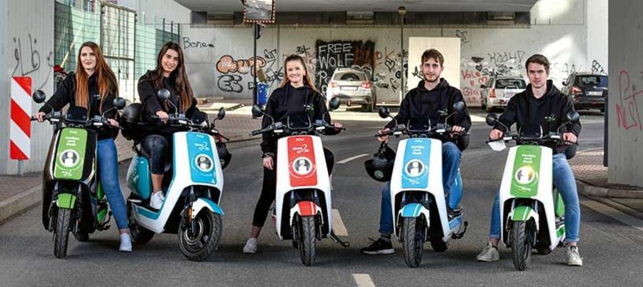 Süwag Elektrorolle im Sharing-Modell