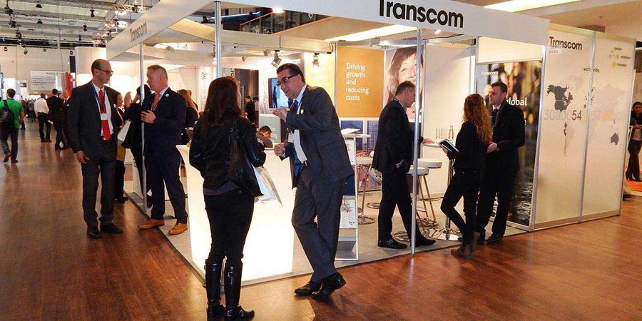 Transcom Messestand