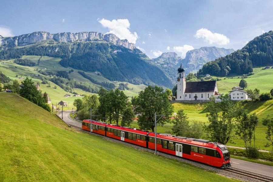 Appenzeller Bahnen Linie Gossau-Appenzell-Wasserauen