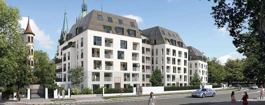 Das Bavaria Palais umfasst 89 exklusive Neubau-Eigentumswohnungen in Bestlage von CONCEPT BAU.