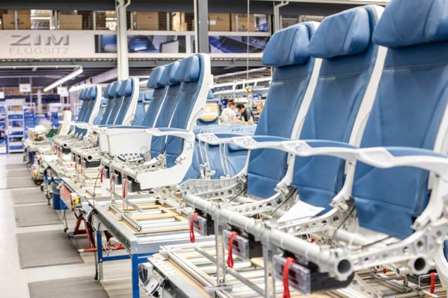 ZIM AIRCRAFT SEATING Produktion