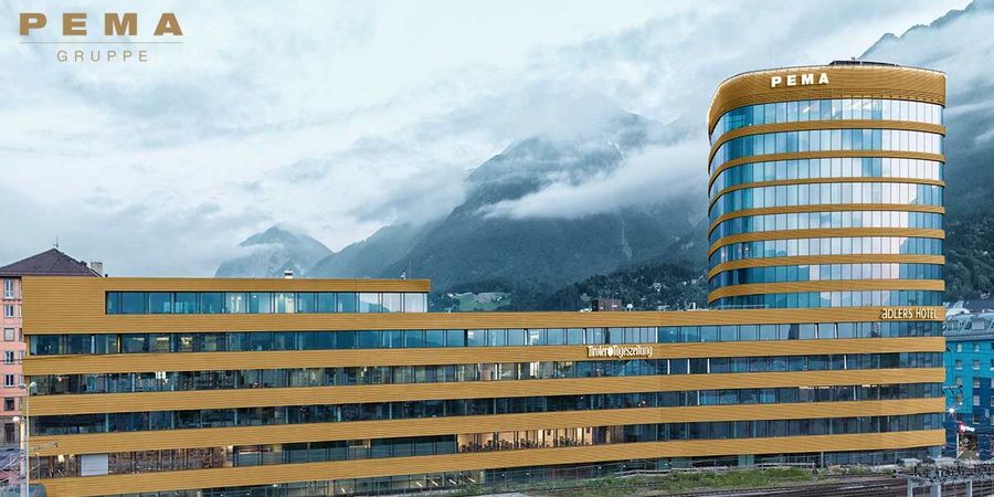 Erstes Innsbrucker Hochhaus seit 1976: im ‘Headline’ sind unter anderem das Bezirksgericht und ein Hotel untergebracht