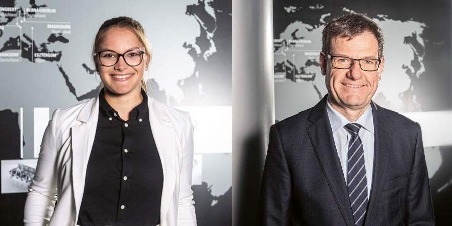 Gina Weber, Gesellschafterin/Kommunikation und Dr. Roger Breu, CEO der WEBER HOLDING GmbH