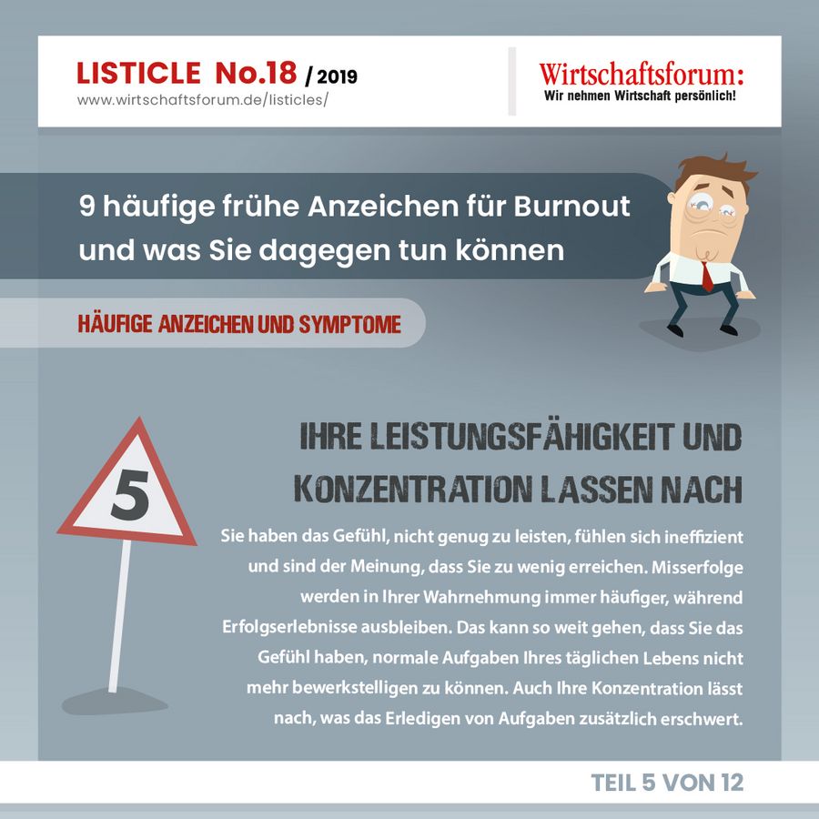 9 häufige frühe Anzeichen für Burnout und was Sie tun können - Wirtschaftsforum Listicle