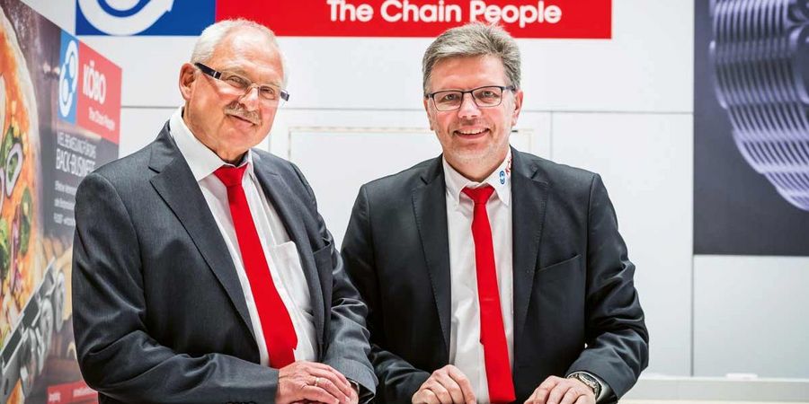 Geschäftsführer Hartmut Lieb und Wolfgang Fuchs von der Köbo GmbH & Co. KG