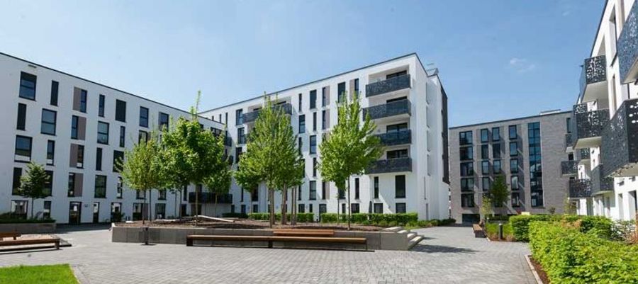 RVI GmbH LOK.West: Innenhof des Wohngebäudes Citadis
