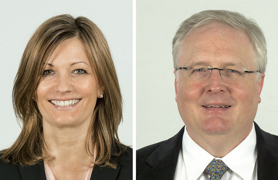 Janet Pohl, Verkaufsleiterin (DACH) und Prokuristin und Jonathan Lowe, Geschäftsführer der Beardow Adams Group für Deutschland