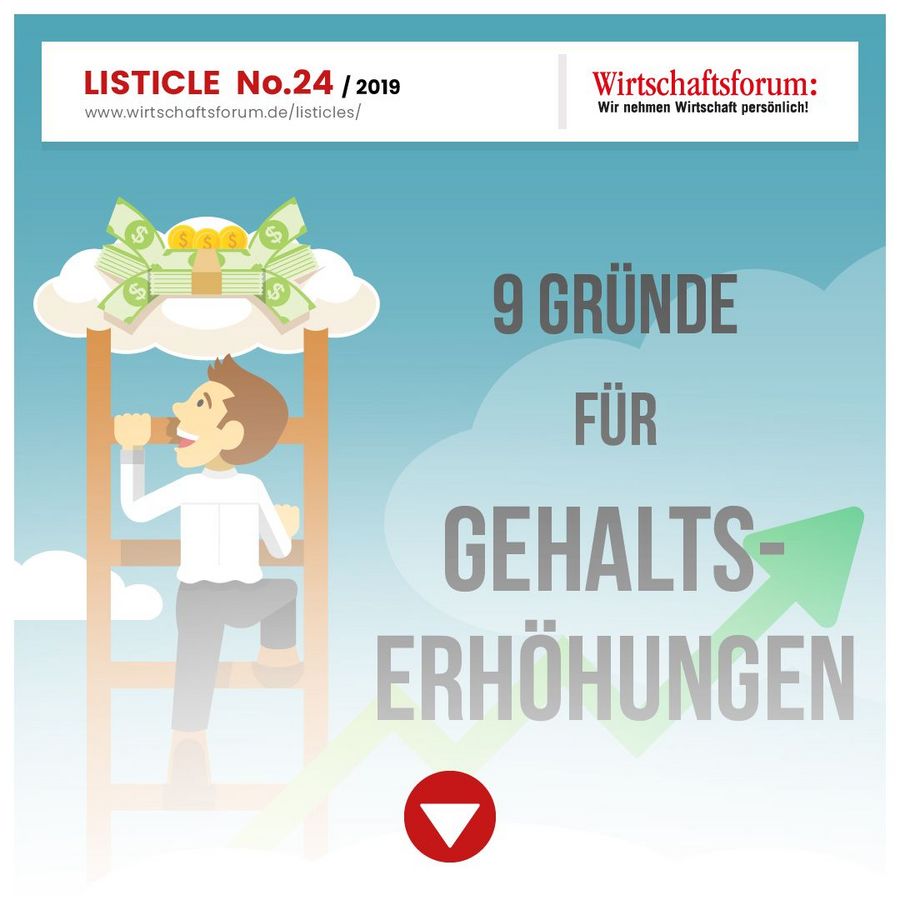 9 Gründe für Gehaltserhöhungen