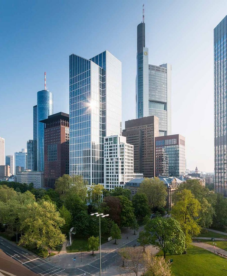 Der Taunusturm in Frankfurt ist eine der Referenzen der Salvia Elektrotechnik GmbH