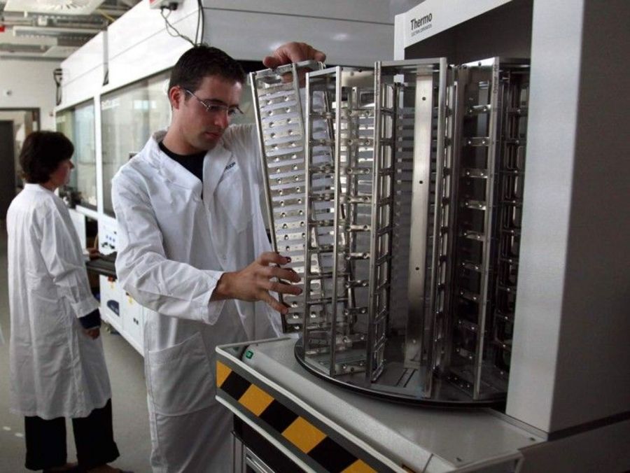 In den Laboren der Actelion Pharmaceuticals Ltd entwickeln die Forscher neue Medikamente