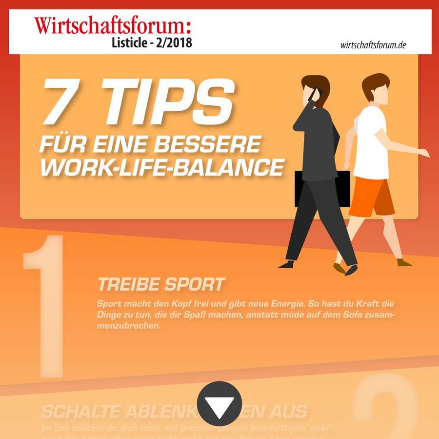 Work-Life-Balance - Wirtschaftsforum Listicle