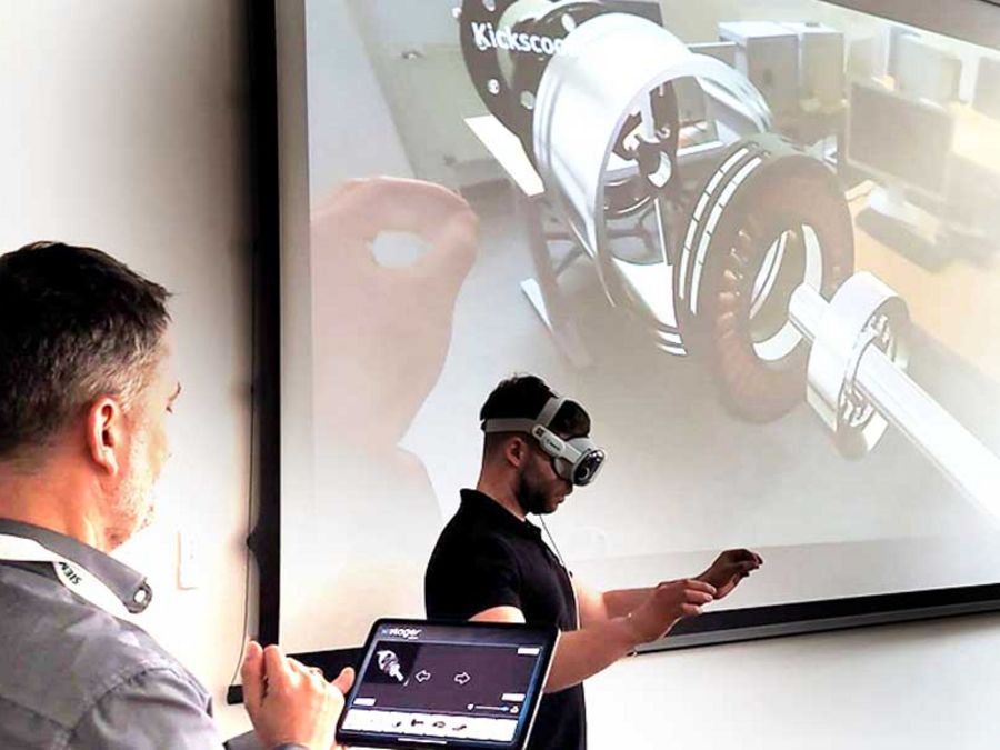 Weltpremiere: XR Stager auf Apple Vision Pro an der Siemens Power Academy