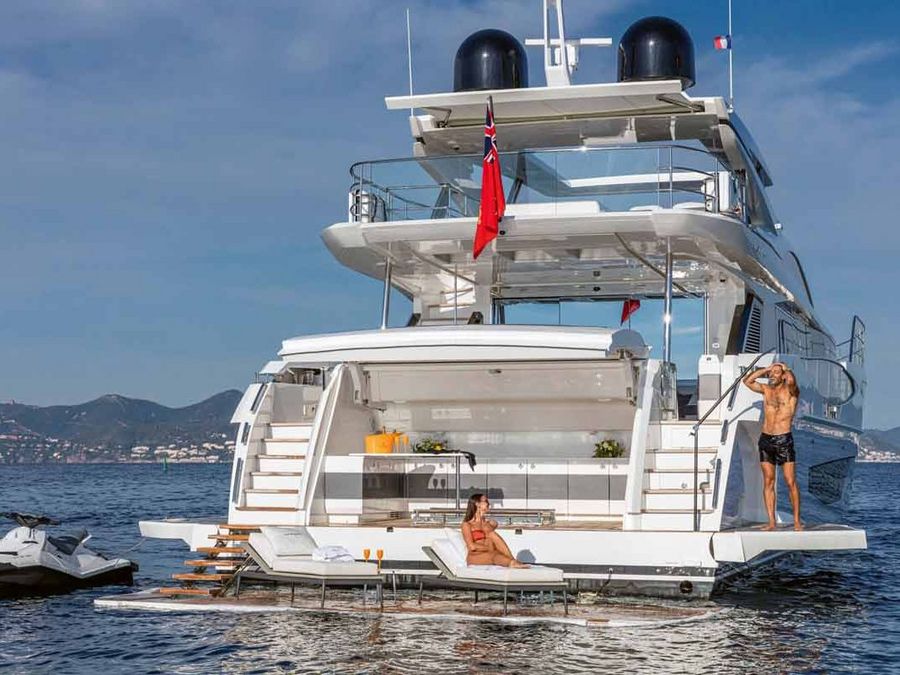 Vom Boot direkt ins Wasser Vom Boot direkt ins Wasser
