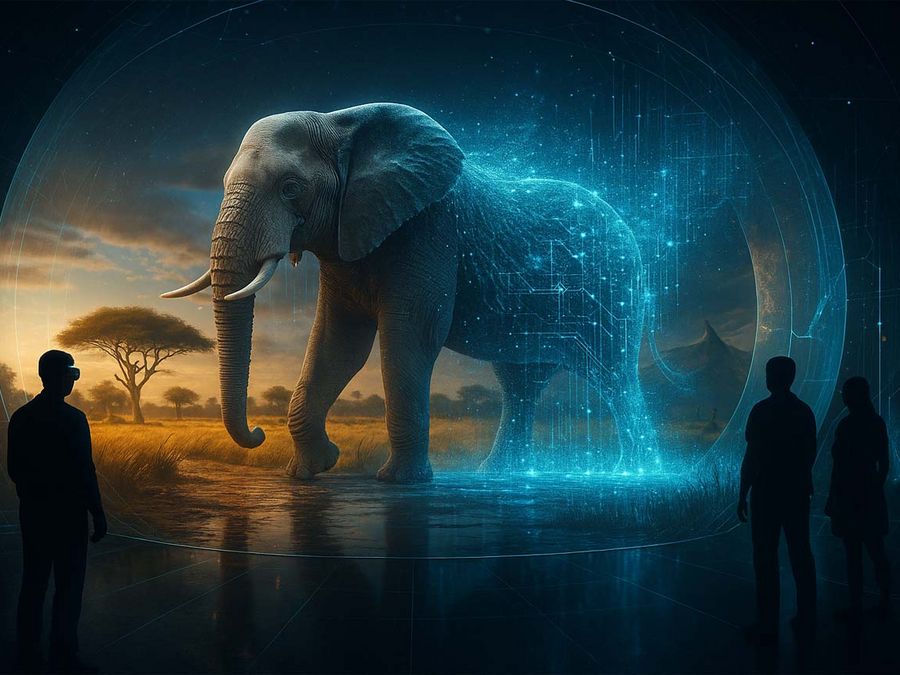 Hologram Zoo mit AI und Mixed Reality für Tierwohl und Verstehen