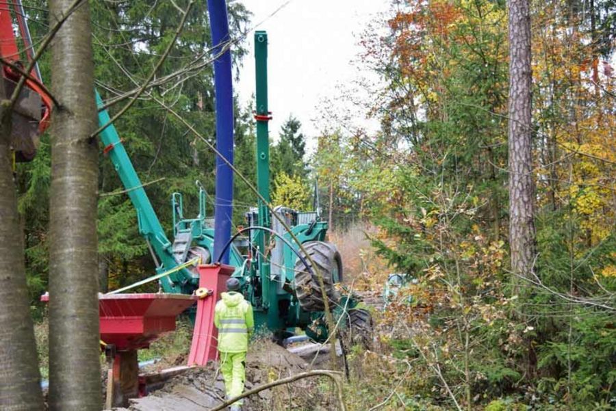 Walter Föckersperger Verlegung von Wasserleitungen im Forst