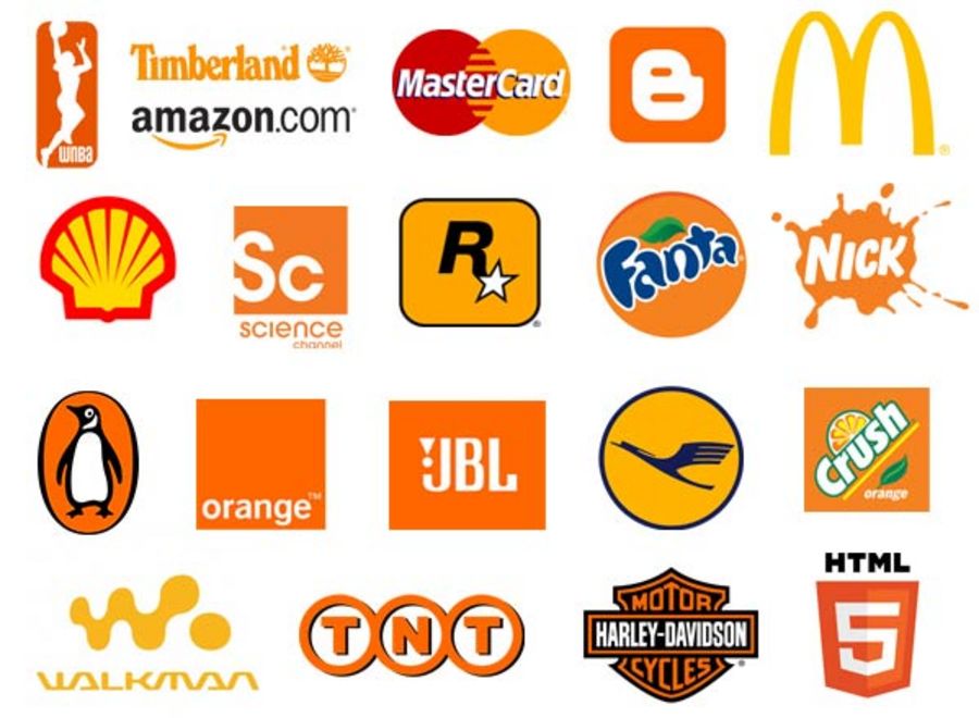 Famous Orange Logos 1
