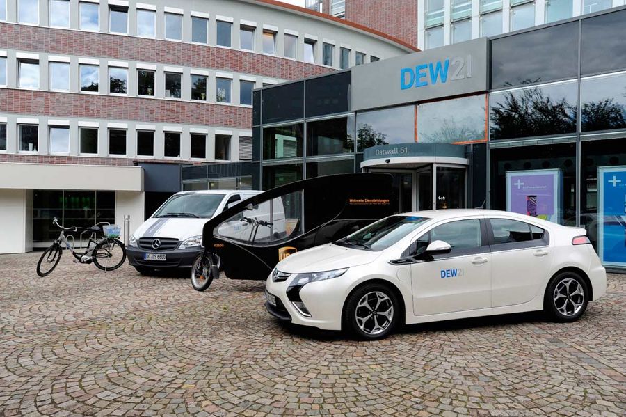 Elektromobilität von DEW21.