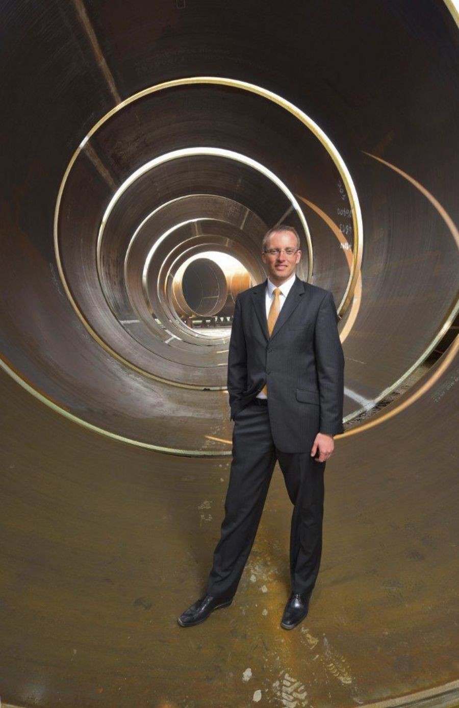 Heiko Mützelburg, Geschäftsführer der EEW Special Pipe Constructions GmbH.