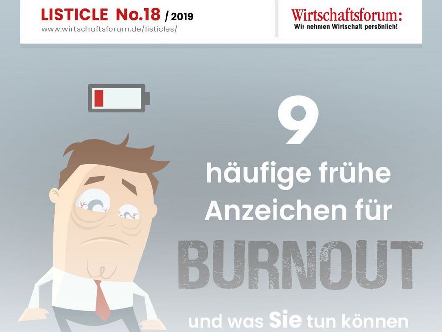 9 häufige frühe Anzeichen für Burnout und was Sie tun können