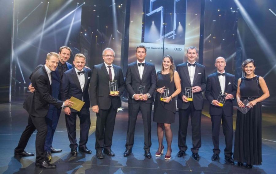 Das Team von Autohaus Nauen bei den Audi Awards