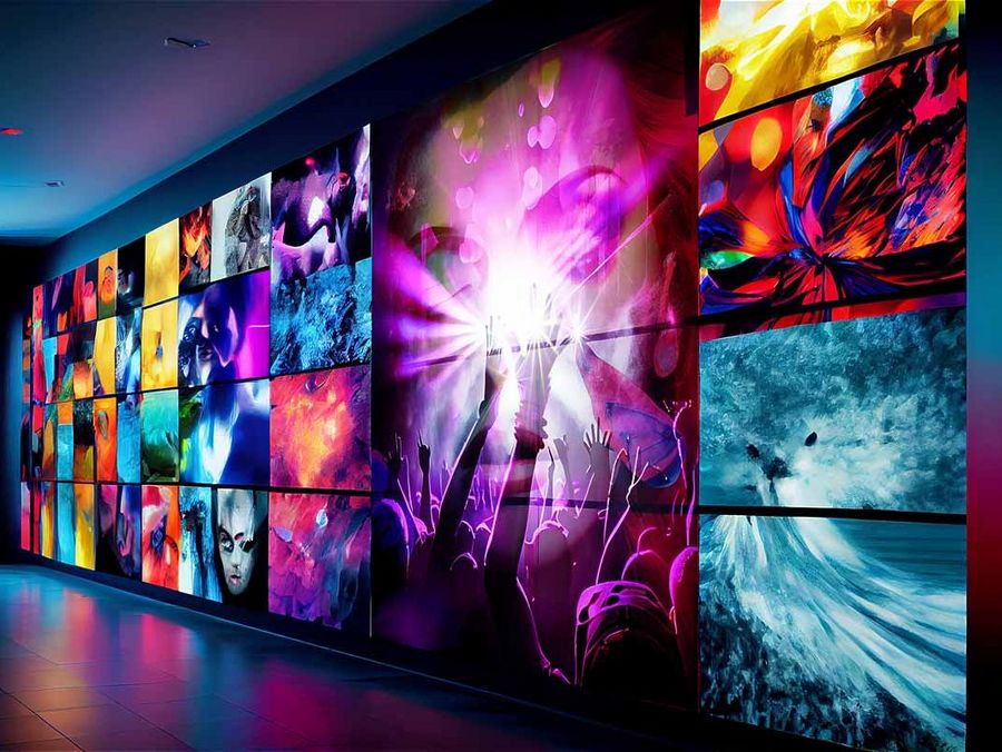Mehr Aufmerksamkeit mit einer Videowall – das sind die Vorteile