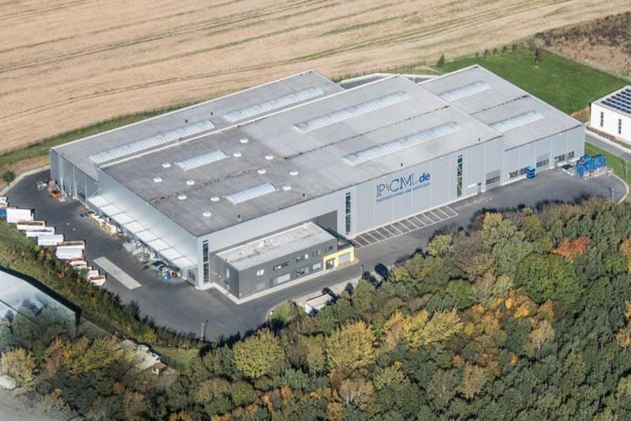 PCM Luftaufnahme des Werkes in Klipphausen, Sachsen