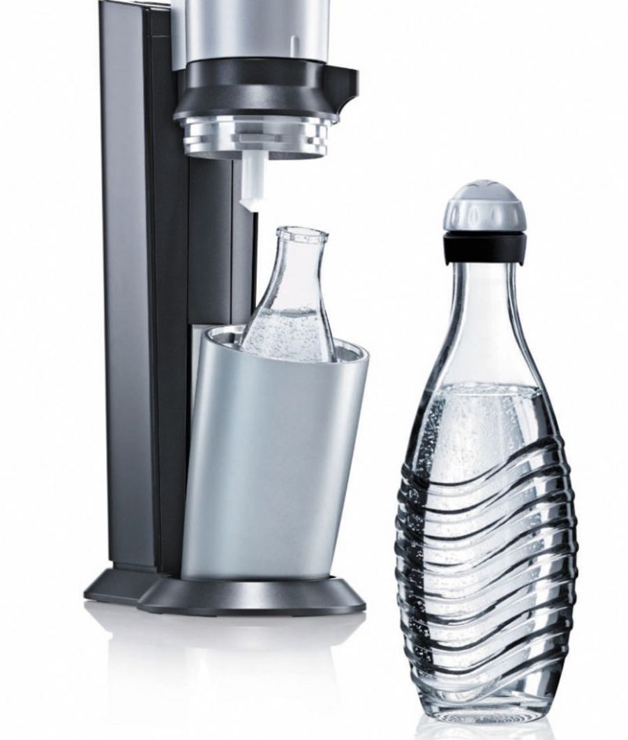 Die neuen SodaStream- Trinkwassersprudler Crystal mit Glaskaraffe