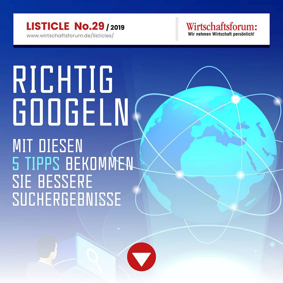 Richtig googeln: Mit diesen 5 Tipps bekommen Sie bessere Suchergebnisse Richtig googeln: Mit diesen 5 Tipps bekommen Sie bessere Suchergebnisse