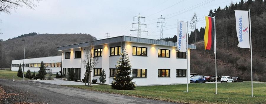 Außenansicht des Zimmermann-Firmengebäudes in Freudenberg